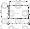 ALFA 0060690405 Radiator, engine cooling